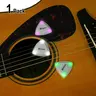 LED Light Up Guitar Pick, 1 Count Triangle Shaped Vibrating Light Guitar Pick, Flashing Guitar Pick, Portable Guitar Accessories for Stage Performance, Vibrant Lighting, Flash Effect