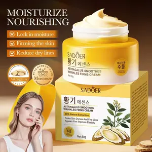 Sadoer Huang Qi Anti-Wrinkle Firming Brightening Moisturizing Cream, Hydrating Nourishing Face Mask, Skin Care Essential, Glowing Glass Skin