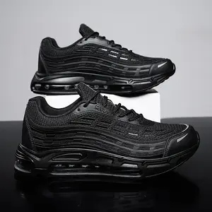 Men's MAXAIR Chunky Sneakers | Retro Wavy Air Cushion Trainers | Breathable Running Shoes