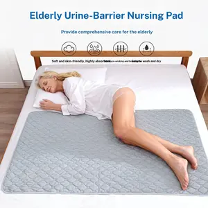 Elderly Bedridden Urinary Incontinence Mattress, Multiple Sizes Available, Skin-Friendly, Washable Adult Diaper Care Pad