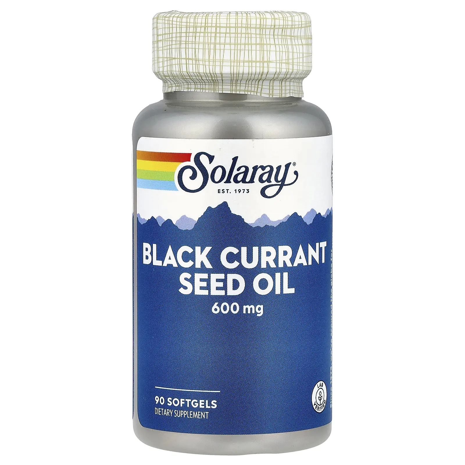 Solaray Black Currant Seed Oil, 600 mg, 90 Softgels