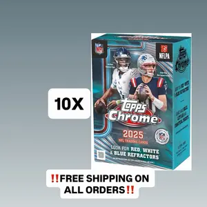 (4/15) Break #415: (10) 2025 Topps Chrome Football Blasters