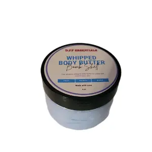 D.F.F ESSENTIALS "BOMBSHELL" BODY BUTTER - All-Natural Shea Butter, Coconut Oil & Vitamin E for Deep Hydration & Velvety Smooth Skin
