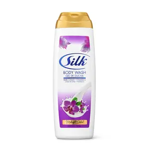 Silk Midnight Orchid Body Wash 500ml – Milk Silk Formula for Skin Like Silk, Luxurious Orchid-Infused Body Care Shower Gel, Nourishing & Moisturizing Daily Cleanser for Smooth, Soft & Hydrated Skin – Gentle Body Wash for Women & Men