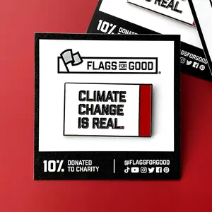 Climate Change Is Real Enamel Pin