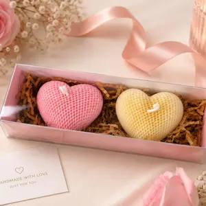 Decor 2-Piece Made to Melt Hearts Duo Candles, Home Decor Supplies