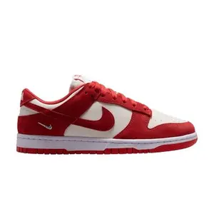 Nike Dunk Low 'Sail White Metallic Silver Light Crimson'