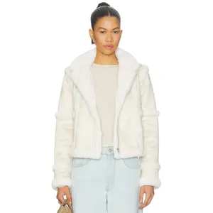 Unreal Fur Talamasca Jacket in Cream