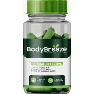 Internal Deodorant Supplement | Natural Chlorophyll 30 Capsules for Body Odor Control, Gut Health, and Fresh Breath | Vegan, Detox Support & Skin Health | Odor Eliminator for Men & Women