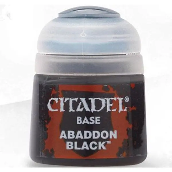 Citadel Paint: Base - Abaddon Black Citadel Paint: Base - Abaddon Black