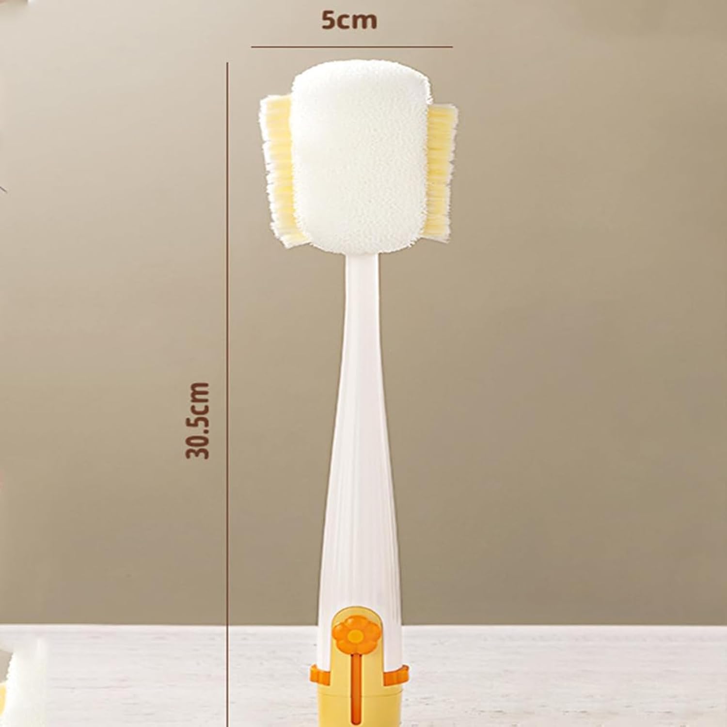 Multifunctional 5-in-1 Bottle Brush Bottlewasher – Great for Cleaning Cup Lids & Home Kitchen Chores