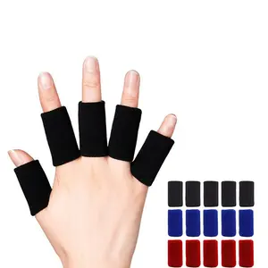 5-Piece Adult Finger Splint Set, Soft Comfort Padding, Pressure Safety, Elastic Breathable, Ideal for Basketball, Volleyball, Baseball