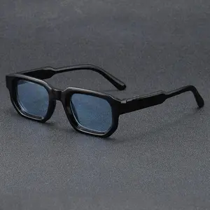 Men's Minimalist Square Frame Non-Prescription Fashion Glasses Lightweight Sturdy Black Eyewear Versatile Modern Design Perfect for Formal Events Casual Daily Wear Office Work Parties & All Special Occasions