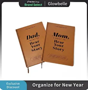 Mom and Dad, I want to hear your stories, guide meaningful diaries, write different stories, and be a New Year's gift for Mom and Dad-  Diary  Family Legacy Journal Hardcover Notebooks for Mom & Dad - Write Your Stories, Share Memories, Unique Gift