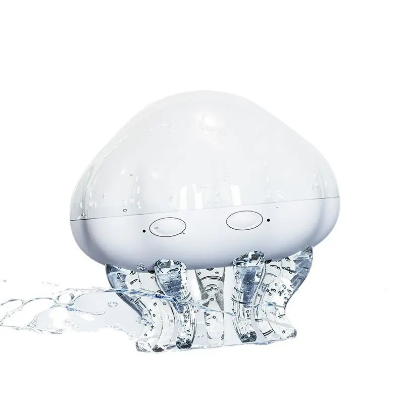 Bluetooth Jellyfish Water Ripple Projection Ambient Light - Single Starry Underwater Theme Ceiling Projector Lamp with Bluetooth Audio, Timer Control, Timer Sync, Birthday Gift for Kids, Living Rooms Adults Home Improvement Lighting Decor