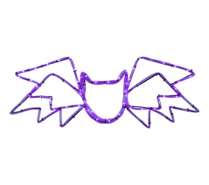 Northlight LED Bat 4-Function Window Halloween Decor 23.5"