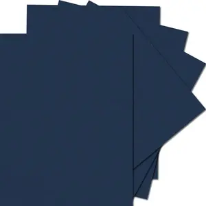 25 Sheets Navy Blue Cardstock Paper 8.5 x 11 inches, 250 GSM/92 lb Thick Cardstock for DIY Cards, Invitations, Blue Card Stock Cardboard Paper for Crafts