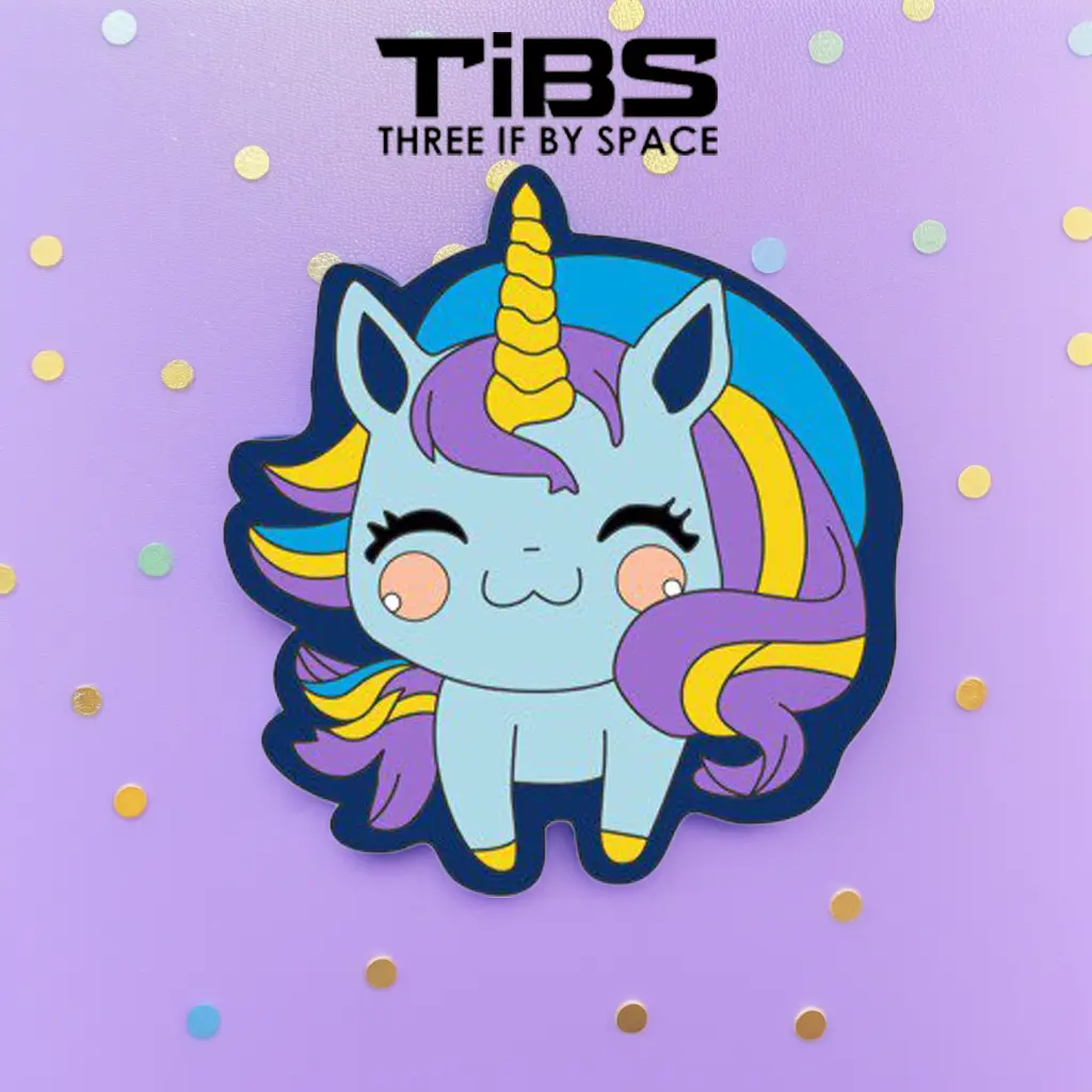 TiBS Chibi “Unicorn” Hard Enamel Pin
