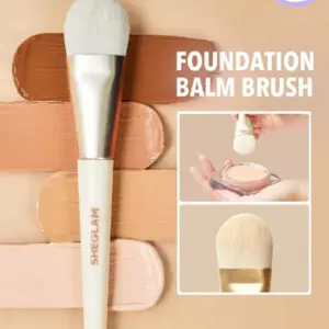 Foundation Brush Synthetic Dense Soft Bristles Foundation Brush Professional Makeup Brush Liquid Cream Balm Blending Face Brush Makeup Tool Black Friday Sale Face Brush