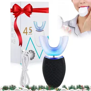New Adult Ultrasonic Electric Toothbrush, U-Shaped Automatic Toothbrush, 360 Degree Full Mouth Cleaning, Ipx7 Waterproof Design
