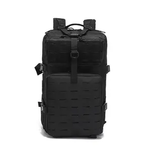 Military fan riding, mountaineering, hiking bag, outdoor large-capacity sports multi-functional backpack, waterproof and wear-resistant tactical backpack.