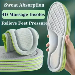 3Set of 6pcs of Shock-Absorbing Insoles, Ultra Soft And Comfortable Sports Air Cushion for Long-Term Outdoor Standing in Autumn And Winter, Various Shoe Additions, Suitable for Both Men And Women
