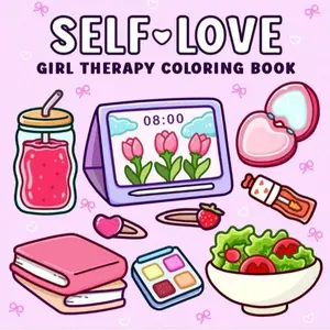 Adult & Kids Comfort Coloring Book, Learning Supplies, Toy, Back-To-School Essential, Stress Relief Design, Christmas Gift, Girls Coloring Book