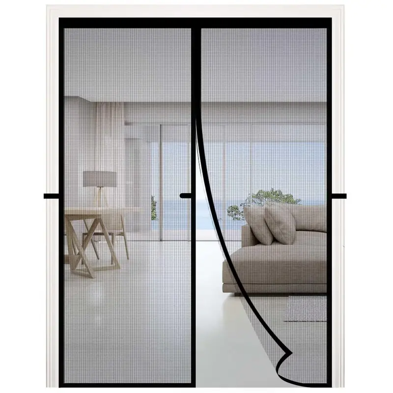 BreezeShield Auto-Close Screen - Heavy Duty Magnetic Seal | Keep Mosquitoes Out | Fits Most Standard Doors