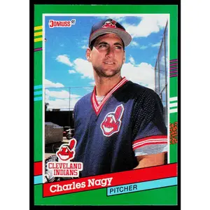 Charles Nagy 1991 Donruss #592b Cleveland Indians