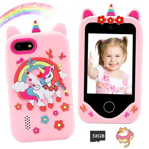 Kids' Smartphone for Boys & Girls, 2.8-Inch Touchscreen, Dual Cameras, Learning Apps, Learning Tool, Music Player, Games, 32GB Memory Card Included