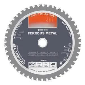 6-1/2-Inch 48  Dry Cut Steel and Ferrous Metal Cermet   with 5/8-Inch Arbor