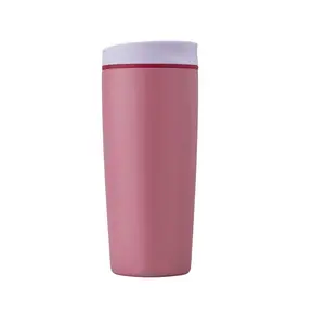 Smooth Lid Insulated Stainless Steel Coffee Bucket, Reusable Ice Coffee Cup, Hot Coffee Travel Mug, BPA Free, Durable Design, Tumbler
