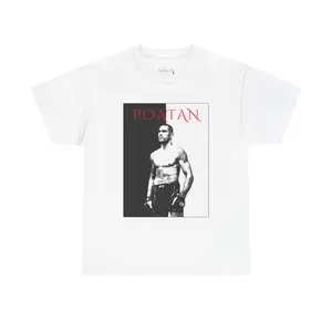 UFC Alex POATAN Periera Scarface Style Heavy Cotton Tee Casual Classic Menswear Shirt Fabric Top