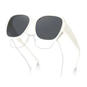 Meeloog TAC Women's Glasses with Full Rim, Square Design, and Polarized Lens for Enhanced Visual Experience ST2116 Lightweight Durable Sunglasses Trendy Casual Sunglasses Sunglasses Frames Sunglasseswomen