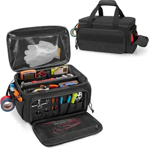 Custom Hardware Tool Storage Bag, Tool Bag Organizer, 600D Oxford Cloth Handheld Box, Portable Carry-All Pouch, Ideal for Home & Workshop Use