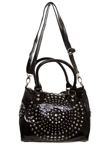 Ampere Creations The Daily Carry Rhinestone Studded Satchel