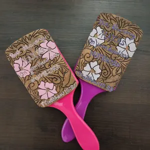 Custom leather brush