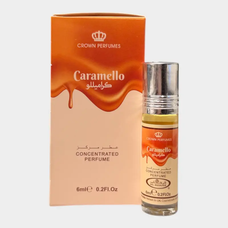 Caramello by Al-Rehab Perfume Oil Roll-On, 6 ml