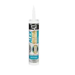 Dap Global 117546 10.01 oz. Alex Ultra Waterproof Sealant, White, Multipurpose Use, Acrylic Latex, Adhesive