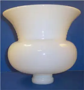61351 Opal Glass Diffuser Lamp Shade – 8" Top, 7¼" Height, 2¼" Fitter