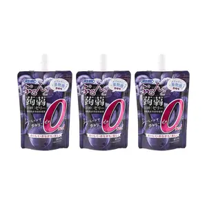 ORIHIRO Konjac Jelly Drink - Zero Calorie Grape Flavor - 3 Pack Value Bundle