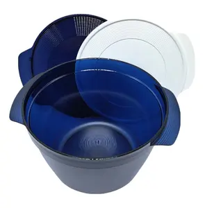 Tupperware Cook it Bowl with Lid and Strainer for Versatile Cooking and Serving