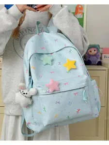 2026 New Japanese Style Cute Laptop Backpack, Korean Fashion School Bag for Girls, Lightweight and Versatile Shoulder Bag