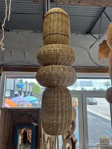 Rattan Hanging Light (2)