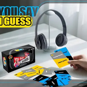 Party Card Game Challenge, Family Interactive Board Game, Lip Guessing Multiplayer Party Game, Valentine's Gift for Friends and Couples
