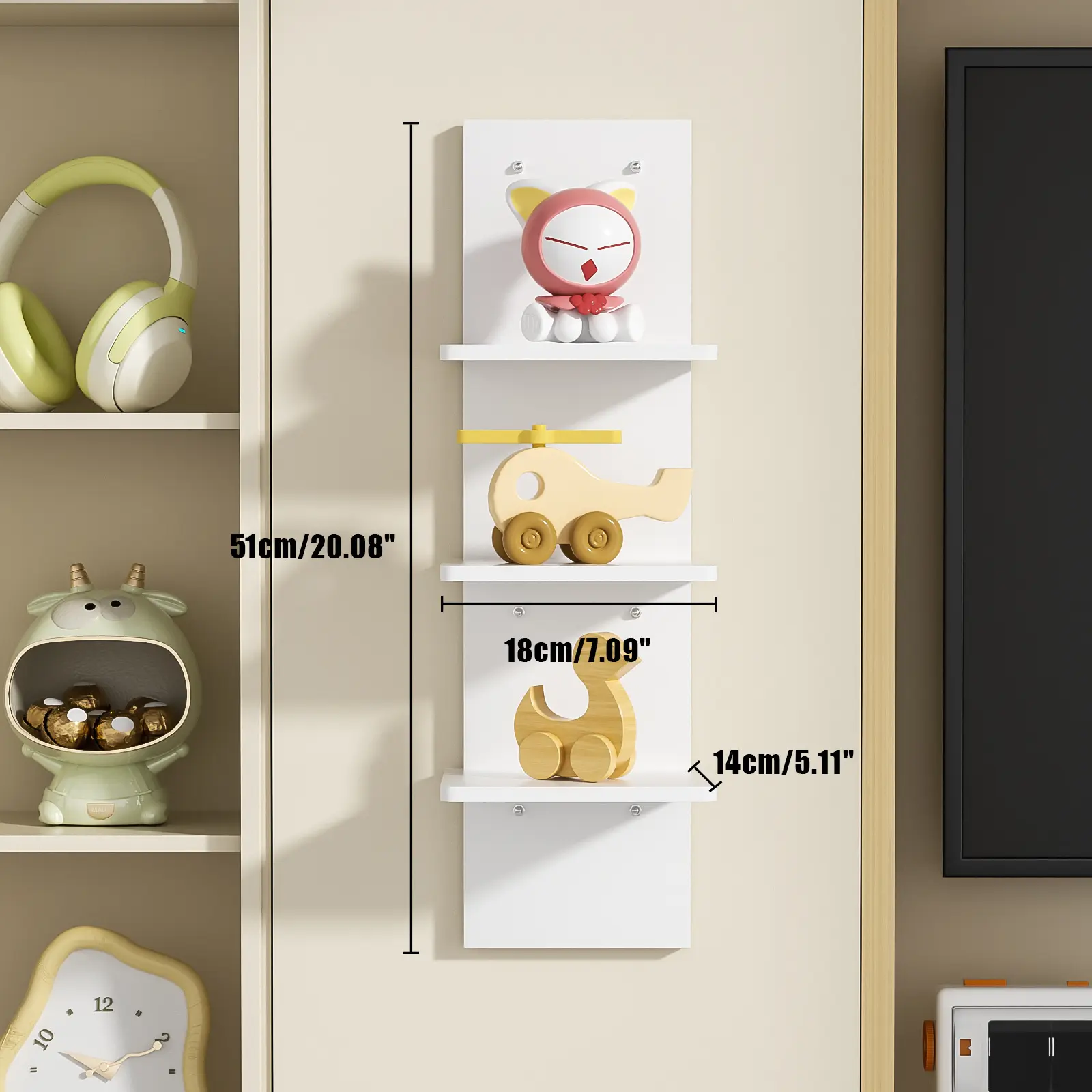 White floating rack, 3rd floor