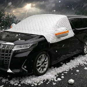 Windshield Hail Protector for Full-Size SUVs, MPVs & Trucks, Extra Large Multi-Layer Cotton Padded Windshield Cover, Heavy Duty Anti-Hail Ice Snow Protection