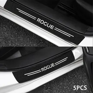 Nissan Rogue 5pcs Threshold Sticker Set, Car Door Trim Sticker, Waterproof & Scratch-Resistant, Easy Installation, Batch A19961208, No Ca Prop 65 Compliance