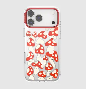 popsockets Red Shrooms iPhone 17 Pro Max MagSafe Case, Accessories, Smartphone, Cellphone, Handheld
