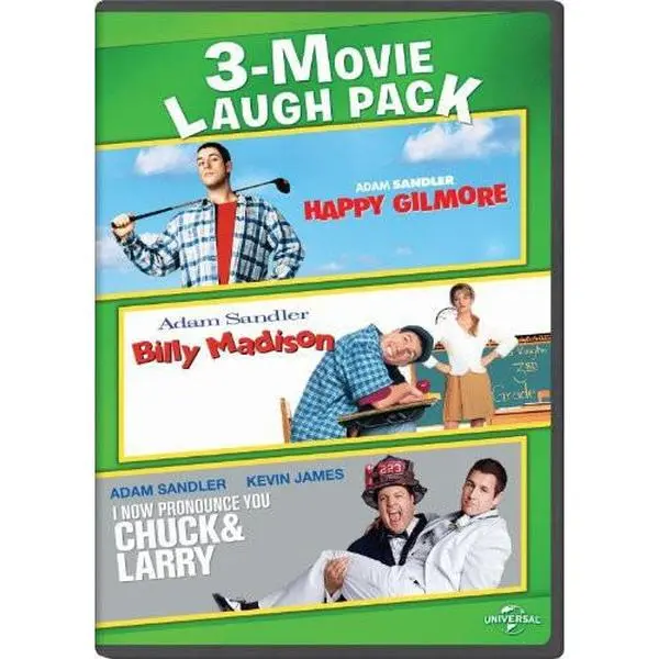 Happy Gilmore / Billy Madison / I Now Pronounce You Chuck & Larry  [DVD Video Disc] 2 Pack, Snap Case, Subtitled